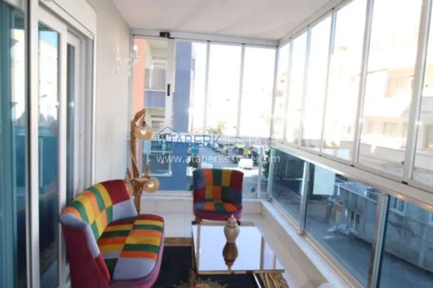 Приобрести Квартира в районе Тосмур двухкомнатная с современной мебелью и застекленным балконом 20 