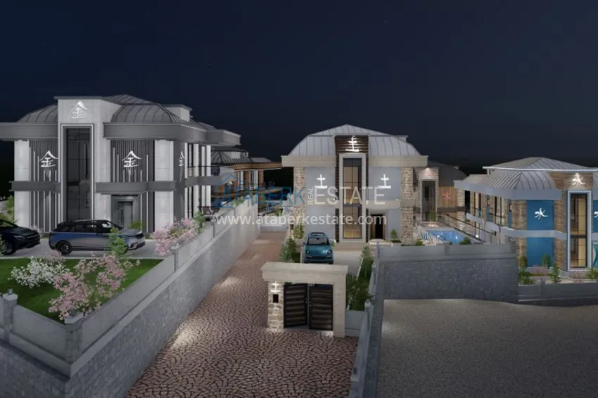 Виллы премиум-класса! Уникальный проект коттеджного комплекса под гражданство - Алания район Ешильоз 29 