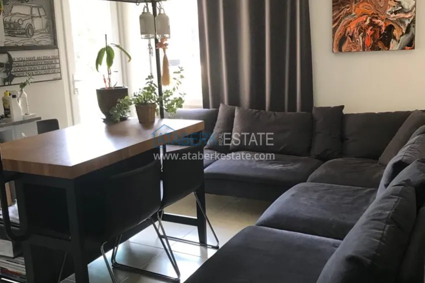 Приобрести Меблированная двухкомнатная квартира в жилом доме без инфраструктуры – Алания, Оба 3 