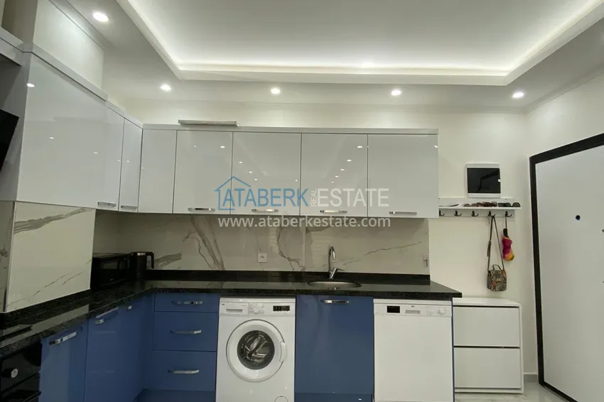 Приобрести Квартира 1+1 с мебелью в современном новом комплексе – район Махмутлар 3 