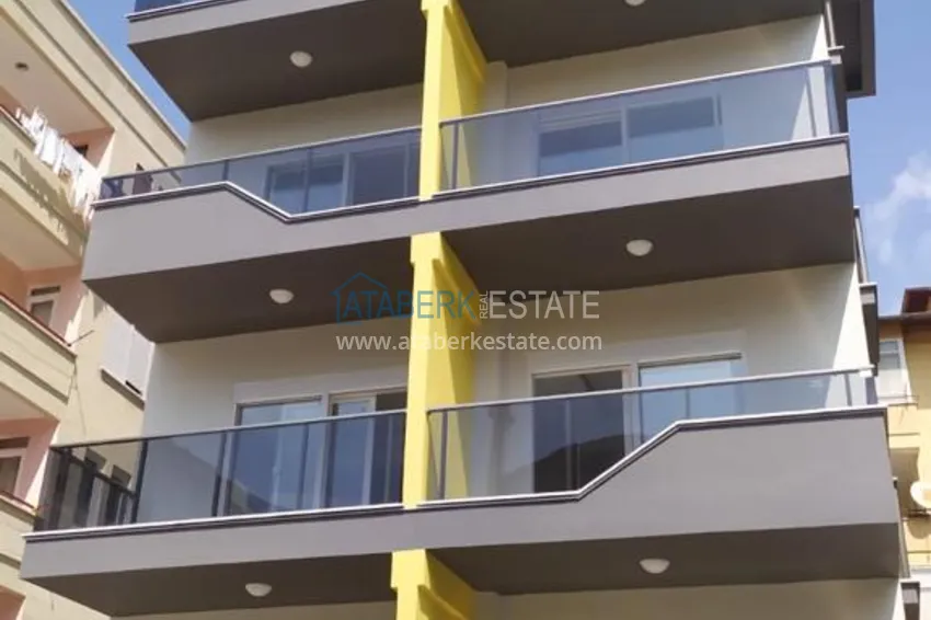 Квартира с чистовой отделкой в центре Алании - район пляжа Кейкубат 2 