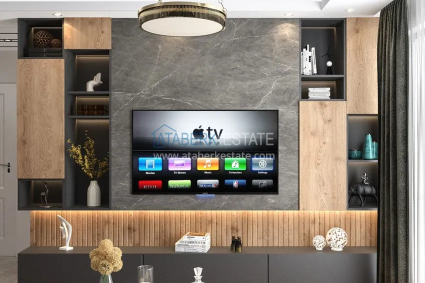 Приобрести Двухкомнатная квартира от инвестора в строящемся жилом комплексе – Алания район Оба 3 