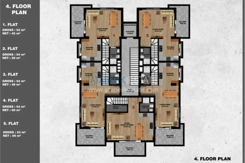 Купить дешево Курортная недвижимость на этапе строительство напрямую от застройщика – Авсаллар 3