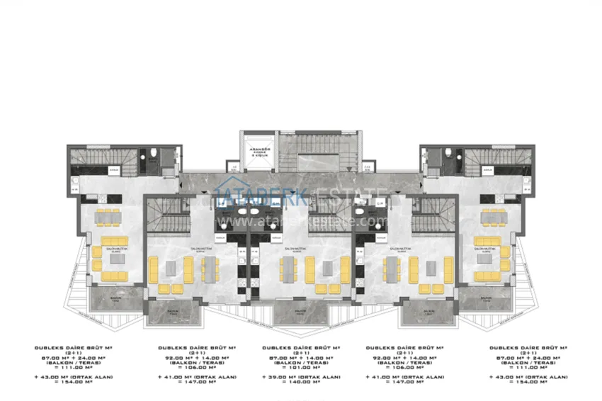 Купить дешево Инвестиционная недвижимость на этапе проекта – Алания район верхняя Оба 3 