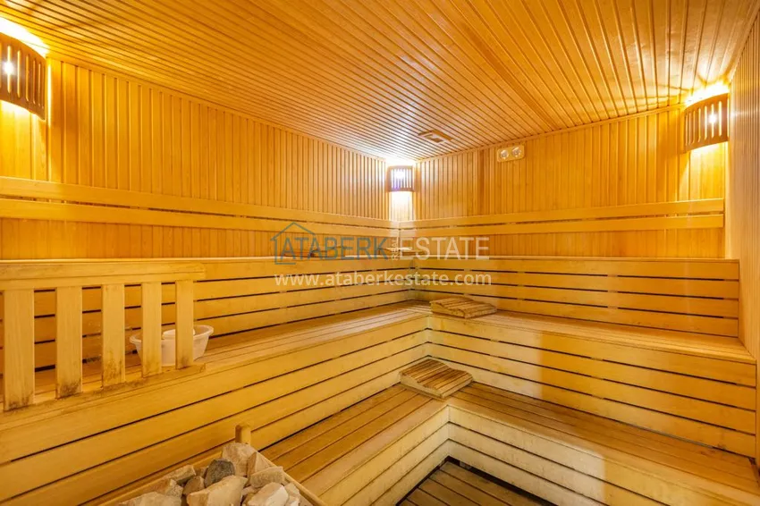 Двухкомнатная квартира с мебелью в элитной резиденции – Алания, район Кестель 27 