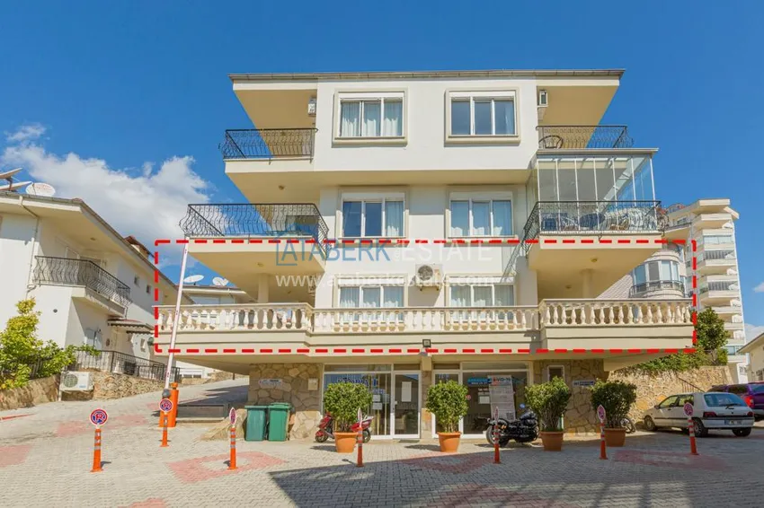 Квартира с двумя спальнями и видом на горы и море, район Джиджилли - Алания 3 