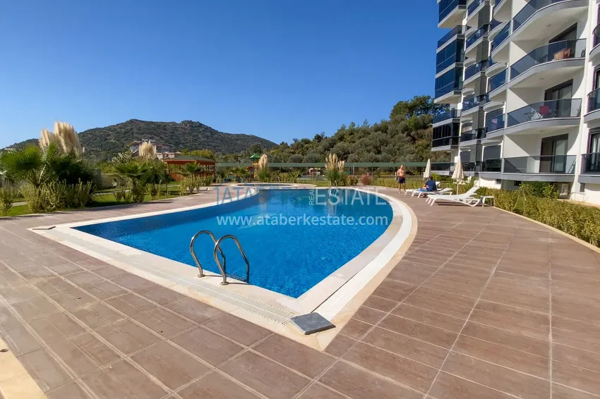 Квартира 2+1 с чистовой отделкой в Газипаше в резиденции с инфраструктурой 3