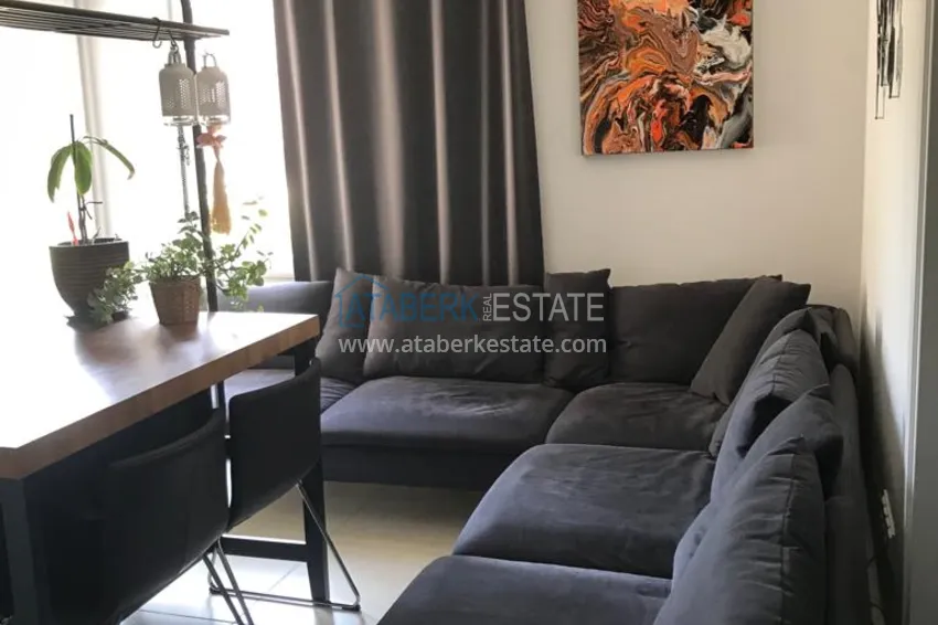 Приобрести Меблированная двухкомнатная квартира в жилом доме без инфраструктуры – Алания, Оба 4 