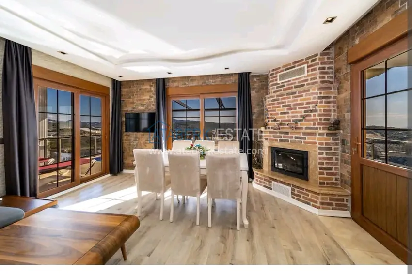 Приобрести Роскошный двухэтажный особняк у подножья гор – Алания, район Ешильоз 3