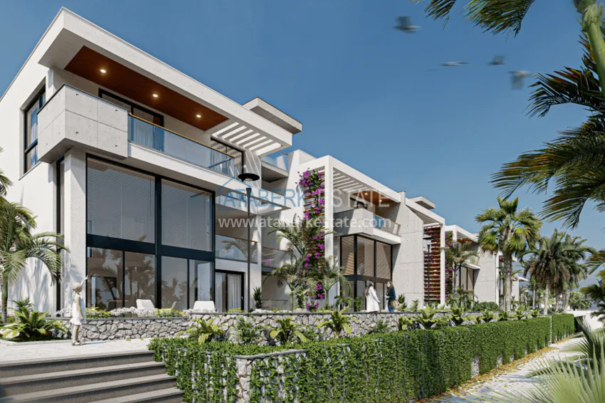 Новый эксклюзивный комплекс на первой береговой линии – Северный Кипр, Гирне 4 