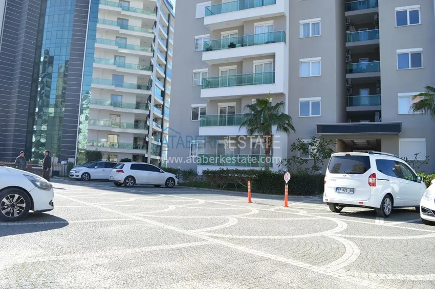 Меблированная квартира с отдельной кухней, видом на море и горы - Алания район Махмутлар 4 