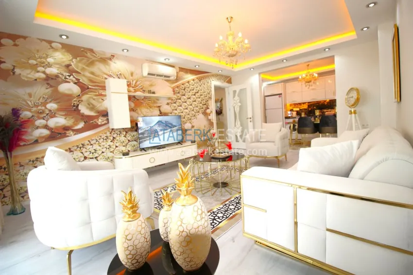 Квартира в центре района Махмутлар с авторским ремонтом и новой современной мебелью 1