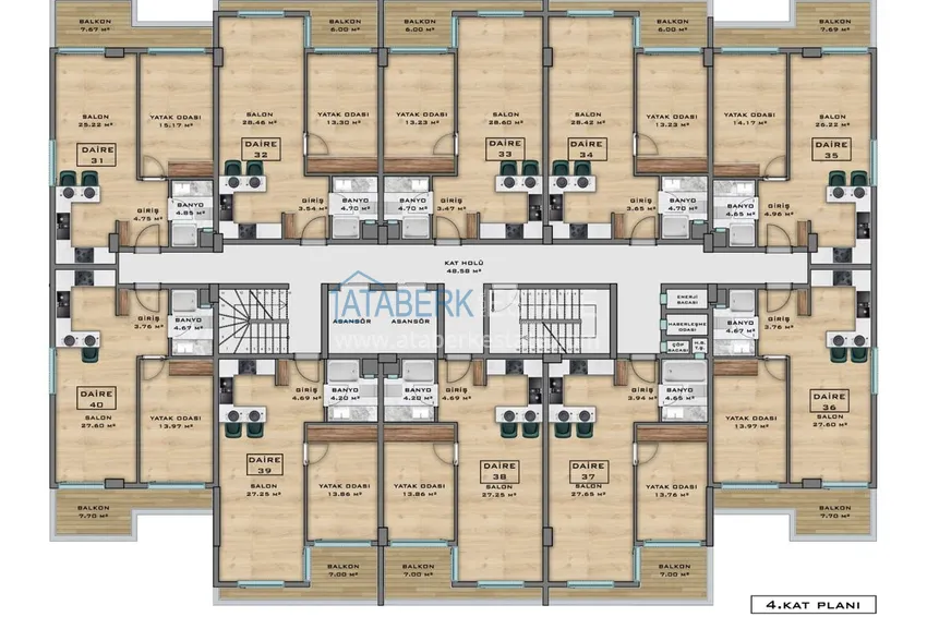 Купить дешево Старт продаж! Новый проект резиденции с отельной инфраструктурой – Алания, Паяллар 4 