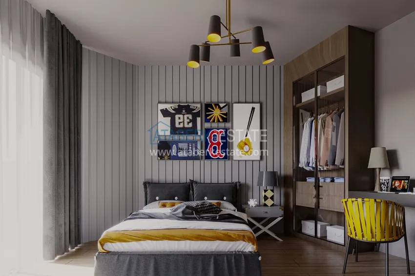 Приобрести Инвестиционная недвижимость – новый проект резиденции с отельной инфраструктурой в Газипаше 4