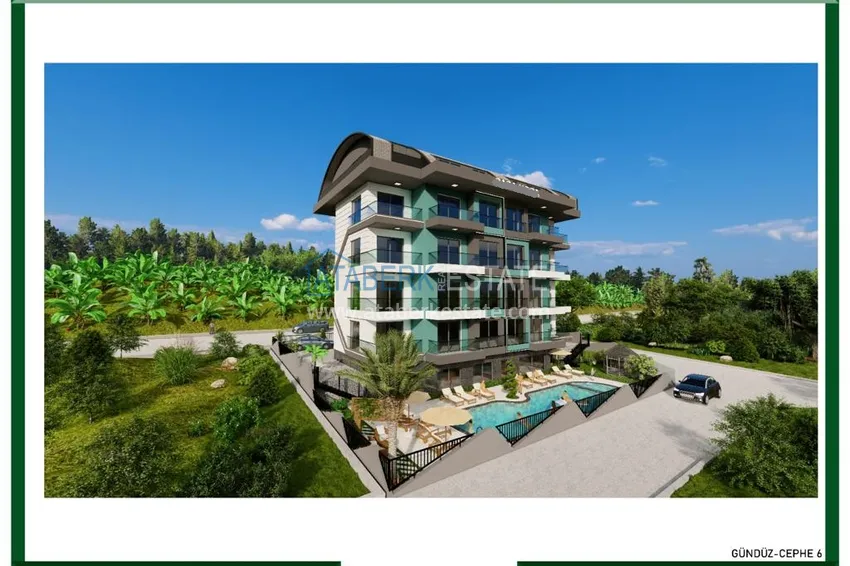 Новый проект высококачественного жилого комплекса в центре Алании – район пляжа Клеопатра. С правом на гражданство! 4