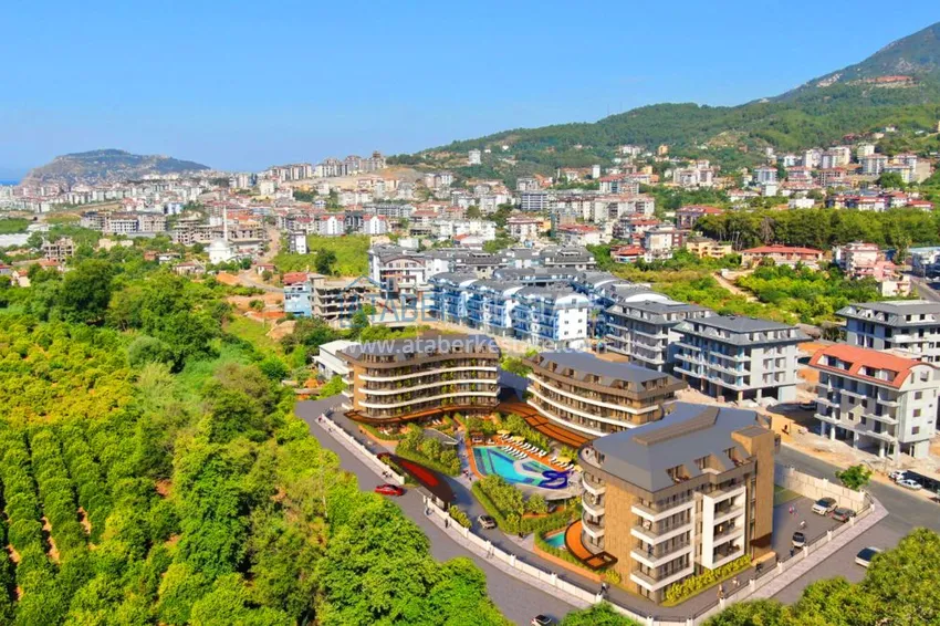 Двухкомнатная квартира от инвестора в строящемся жилом комплексе – Алания район Оба 5 