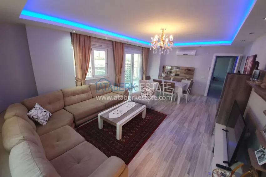 Приобрести Меблированная квартира с отдельной кухней, видом на море и горы - Алания район Махмутлар 4 