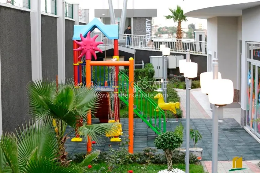 Квартира в Авсалларе трёхкомнатная с мебелью в комплексе с богатой инфраструктурой 5 