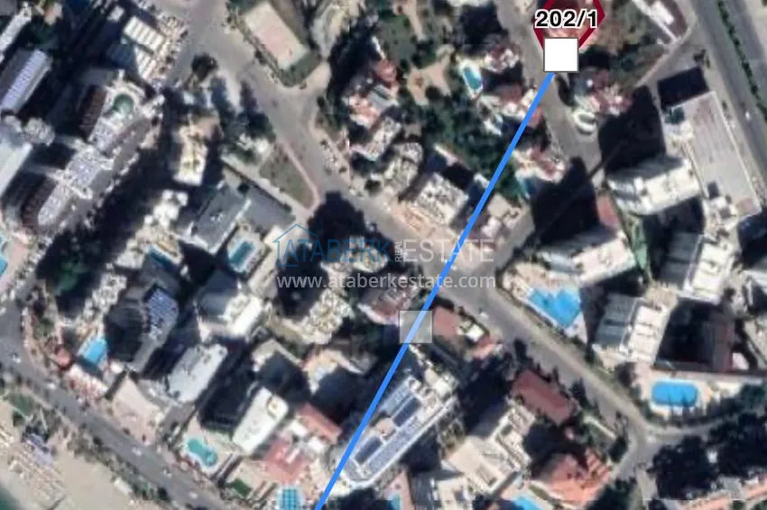 Апартаменты 1+1 в 400 метрах от оборудованных пляжей Средиземного моря, Алания - Оба 7 