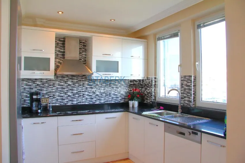 Приобрести Двухэтажная квартира в районе Тосмур с мебелью в комплексе на берегу горной реки  6 