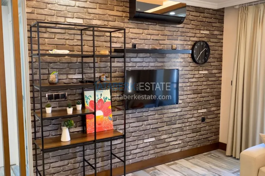 Приобрести Двухкомнатная квартира с мебелью, застекленным балконом и с панорамным открытым видом на море и горы – Газипаша 5 