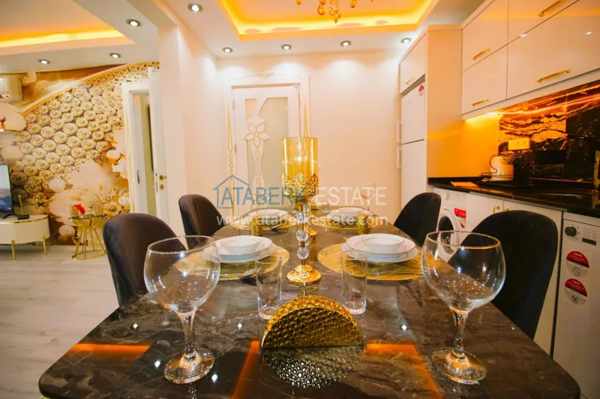 Приобрести Квартира в центре района Махмутлар с авторским ремонтом и новой современной мебелью 11