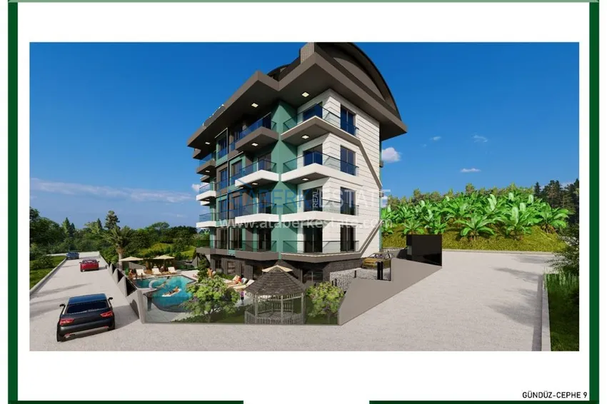 Новый проект высококачественного жилого комплекса в центре Алании – район пляжа Клеопатра. С правом на гражданство! 5