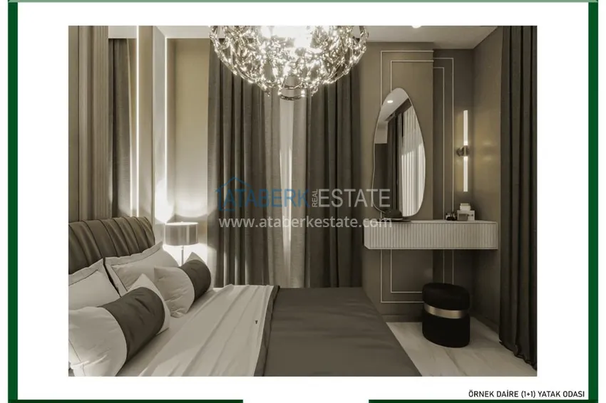 Приобрести Новый проект высококачественного жилого комплекса в центре Алании – район пляжа Клеопатра. С правом на гражданство! 5