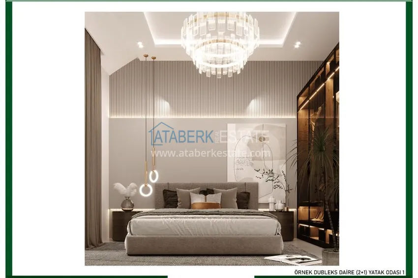 Приобрести Новый проект высококачественного жилого комплекса в центре Алании – район пляжа Клеопатра. С правом на гражданство! 10