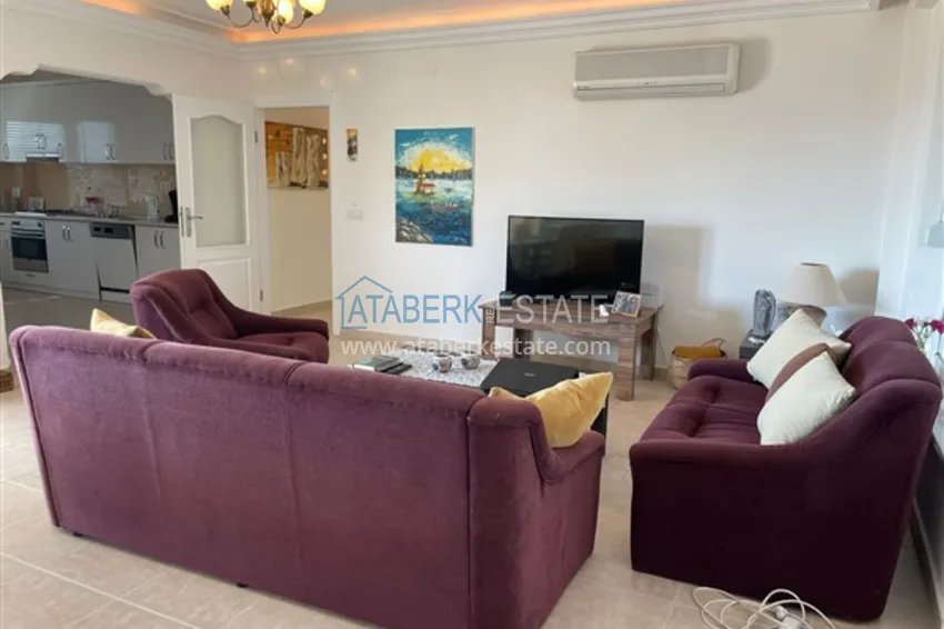 Приобрести Квартира с двумя спальнями и видом на горы и море, район Джиджилли - Алания 6 