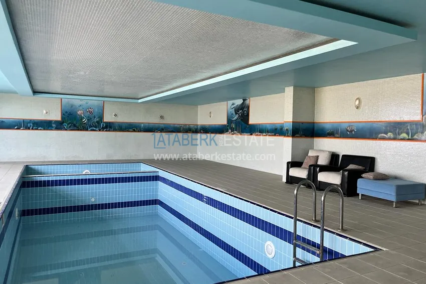 Двухуровневая квартира в районе Конаклы - Алания, в потрясающей резиденции 6 