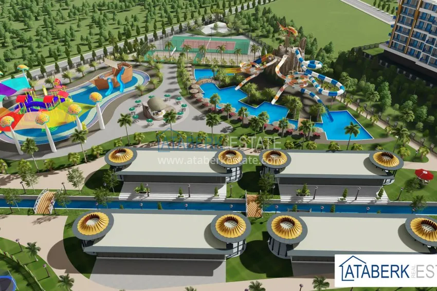 Квартира у моря напрямую от инвестора в строящемся комплекс-отеле - Алания, район Тюрклер 7 