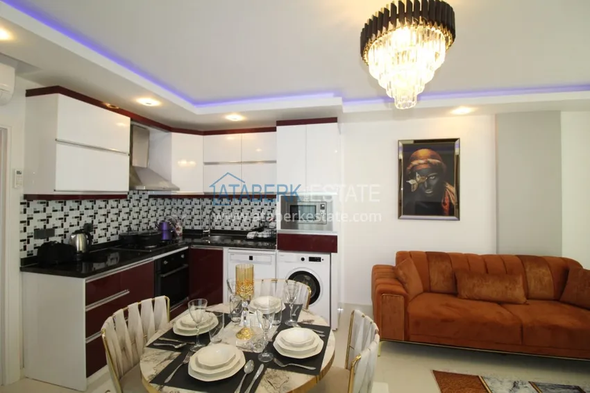 Приобрести Квартира в районе Тосмур двухкомнатная с современной мебелью и застекленным балконом 7 