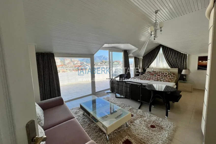 Приобрести Дуплекс в престижном комплексе с видом на море и горы, Джикджилли – Алания 10 