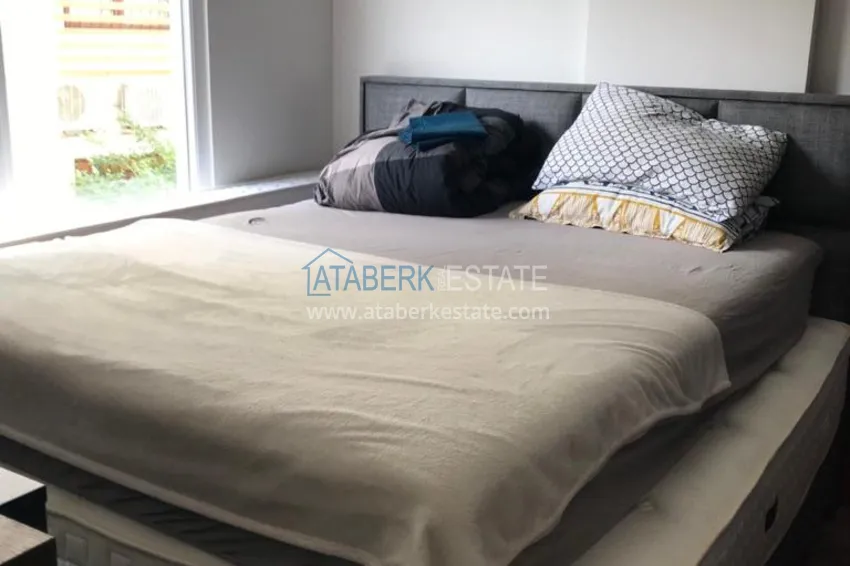 Приобрести Меблированная двухкомнатная квартира в жилом доме без инфраструктуры – Алания, Оба 8 