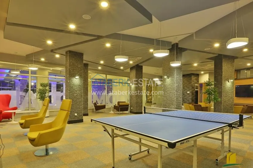 Квартира в Авсалларе трёхкомнатная с мебелью в комплексе с богатой инфраструктурой 8 