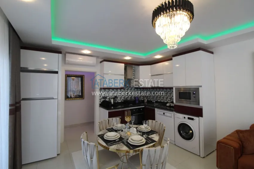 Приобрести Квартира в районе Тосмур двухкомнатная с современной мебелью и застекленным балконом 8 