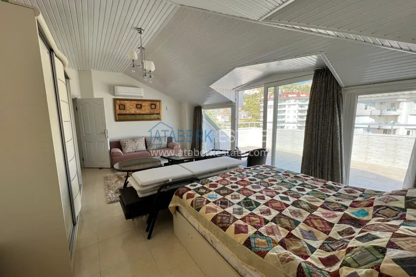 Приобрести Дуплекс в престижном комплексе с видом на море и горы, Джикджилли – Алания 11 