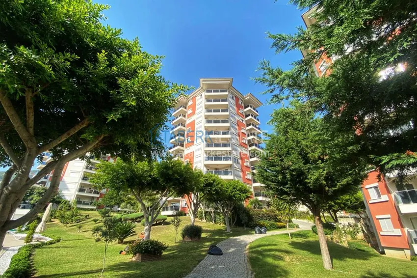 Квартира в районе Джикджилли – Алания, с мебелью и видом на горы 14