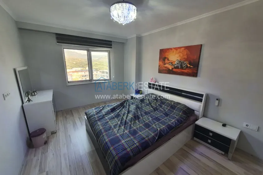 Приобрести Меблированная квартира с отдельной кухней, видом на море и горы - Алания район Махмутлар 8 