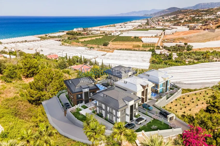 Виллы премиум-класса! Уникальный проект коттеджного комплекса под гражданство - Алания район Ешильоз 9 