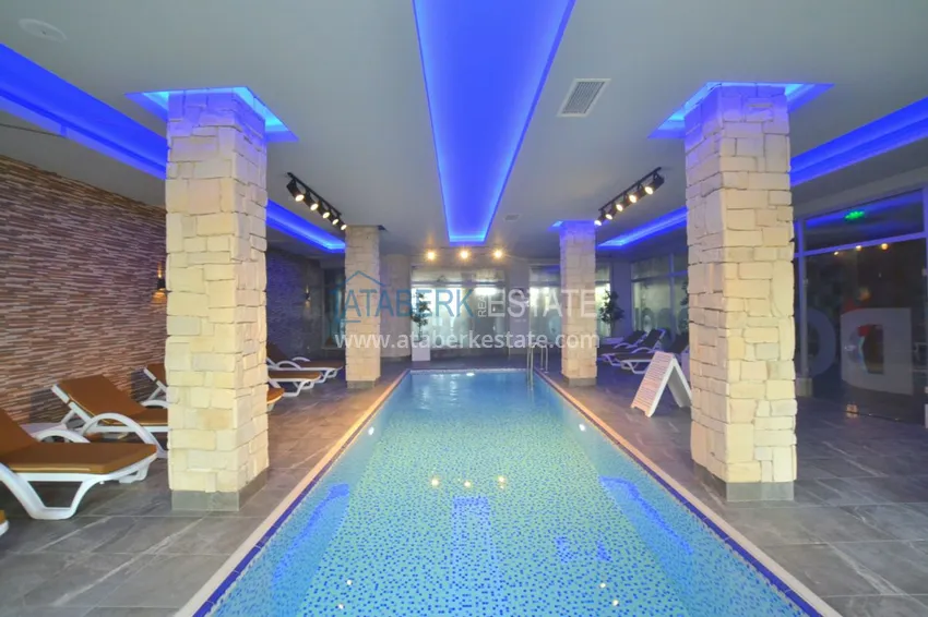 Квартира в Авсалларе трёхкомнатная с мебелью в комплексе с богатой инфраструктурой 10 