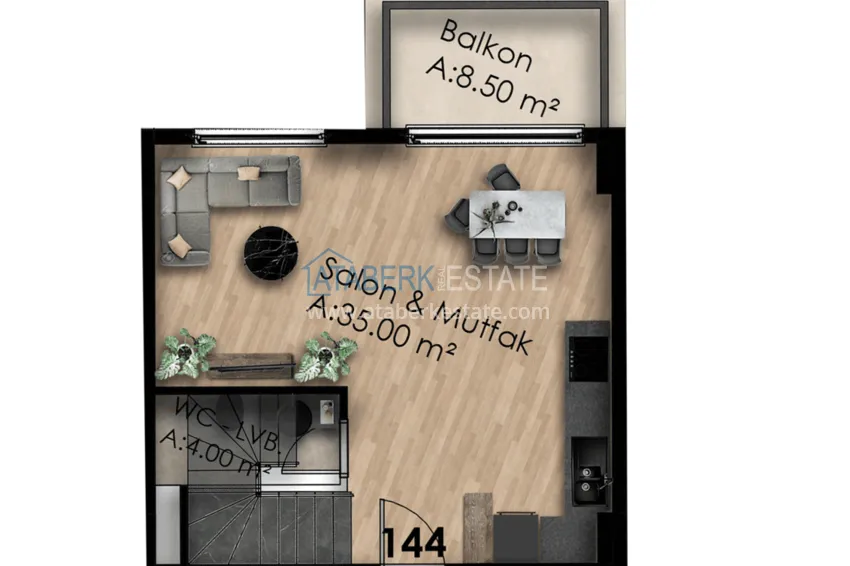 Купить дешево Квартиры в Газипаше на этапе котлована в резиденции с отельной инфраструктурой 20