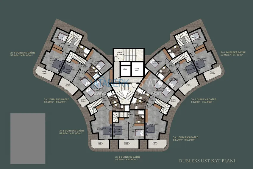 Купить дешево Квартиры на этапе строительства в Махмутларе – инвестиционный проект с хорошей инфраструктурой 3 