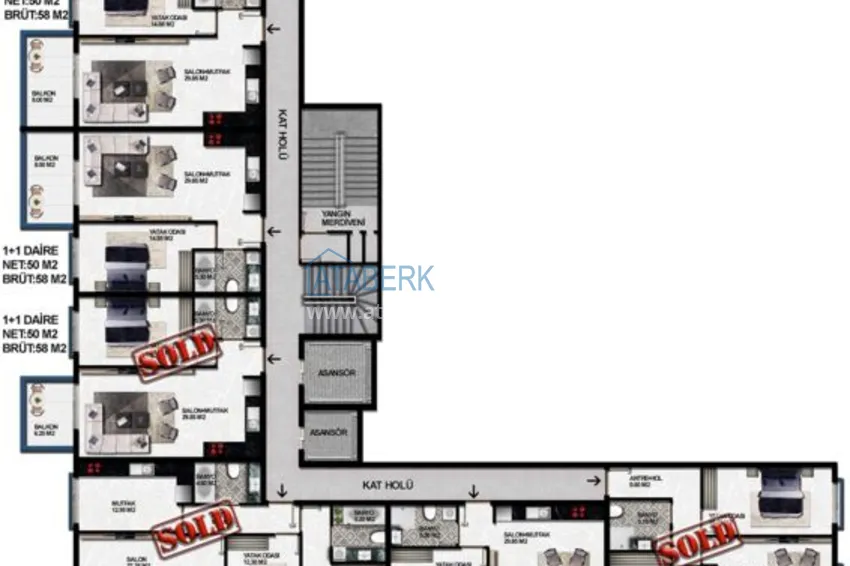 Купить дешево Старт продаж! Квартиры на этапе котлована – Алания, район Авсаллар 2 