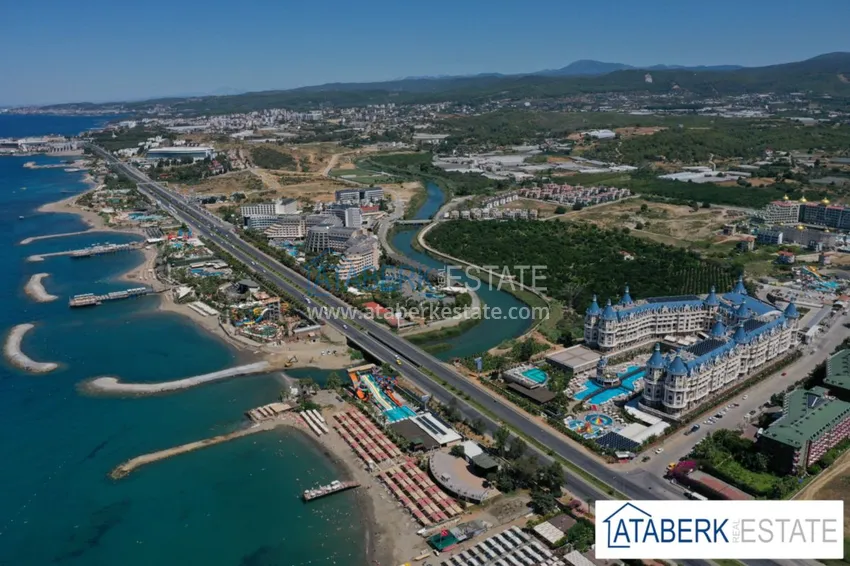 Квартира у моря напрямую от инвестора в строящемся комплекс-отеле - Алания, район Тюрклер 16 