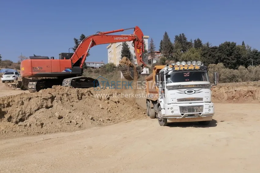 Старт продаж! Квартиры на этапе котлована – Алания, район Авсаллар 17 