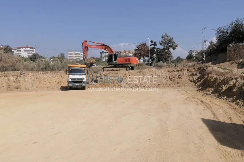 Старт продаж! Квартиры на этапе котлована – Алания, район Авсаллар 18 