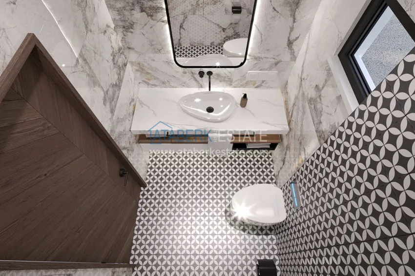 Приобрести Виллы премиум-класса! Уникальный проект коттеджного комплекса под гражданство - Алания район Ешильоз 38 