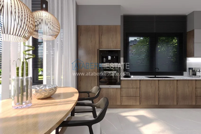 Приобрести Виллы премиум-класса! Уникальный проект коттеджного комплекса под гражданство - Алания район Ешильоз 2 